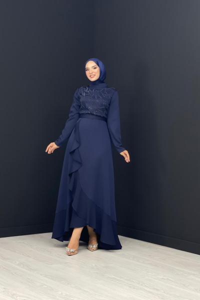 Sevinç Abiye Lacivert