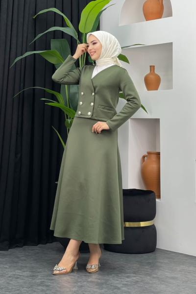 Simla Etekli Scuba Takım Fıstık Yeşili