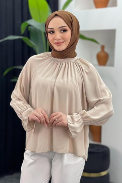 Sinem Bluz Taş Rengi