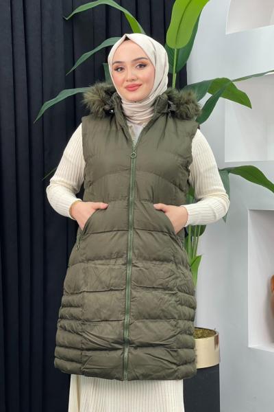 Şişme Yelek Haki Yeşili