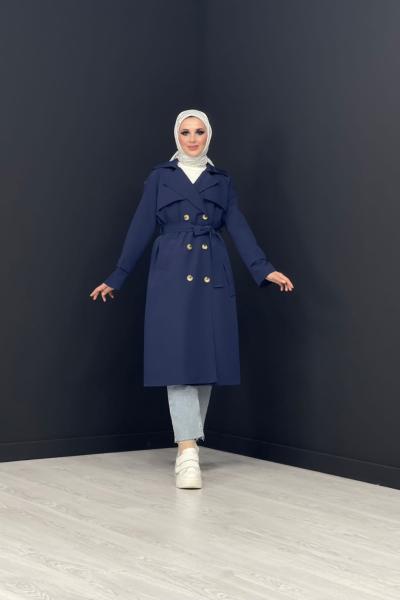 Sonbahar Trenç Lacivert