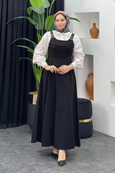 Sülfür Gabardin Jile Siyah