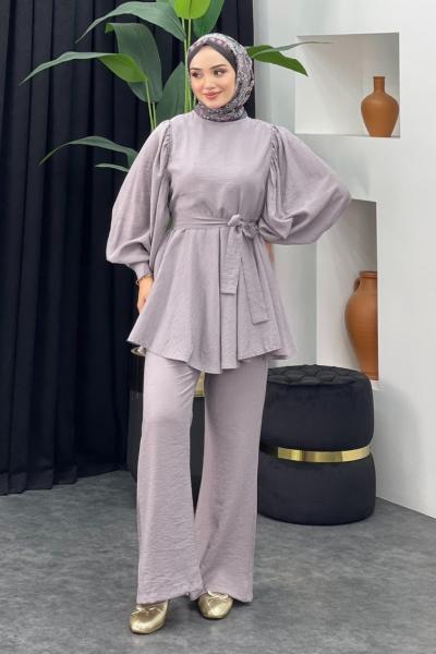 Tanya Pantolonlu Takım Gri