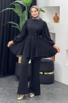 Tanya Pantolonlu Takım Siyah