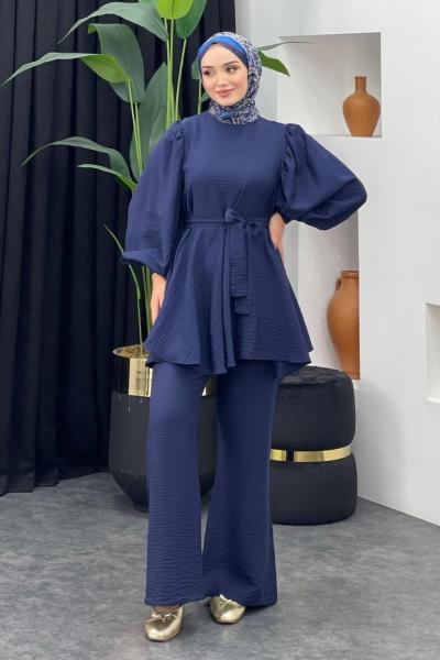 Tanya Pantolonlu Takım Lacivert