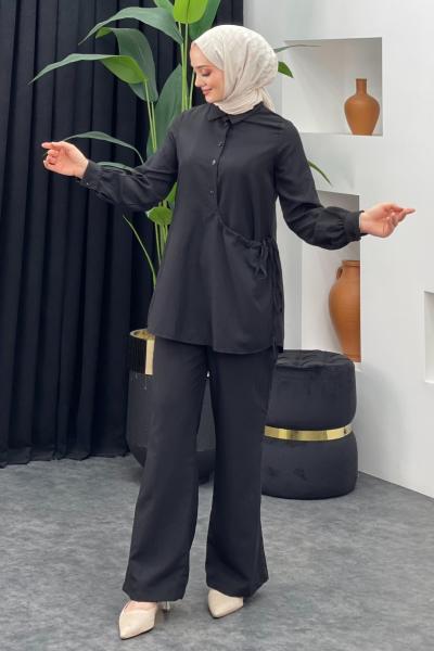 Uğur Pantolonlu Takım Siyah
