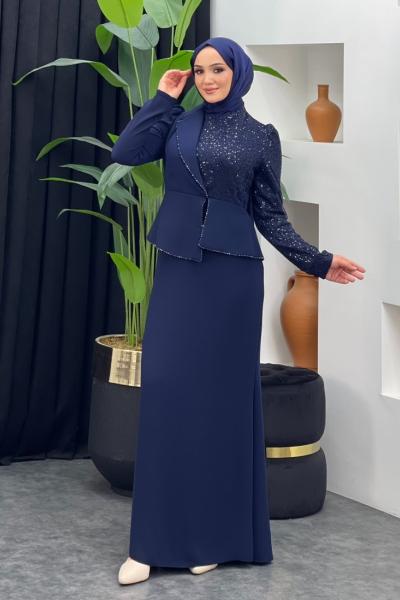 Viyana Abiye Lacivert