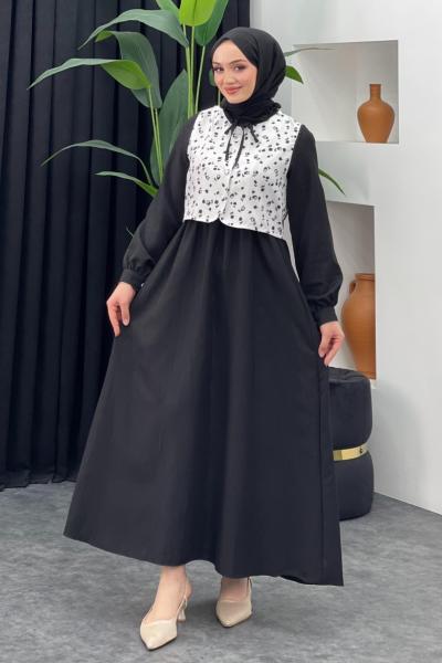 Yasemin Elbise Siyah