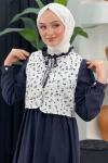 Yasemin Elbise Lacivert