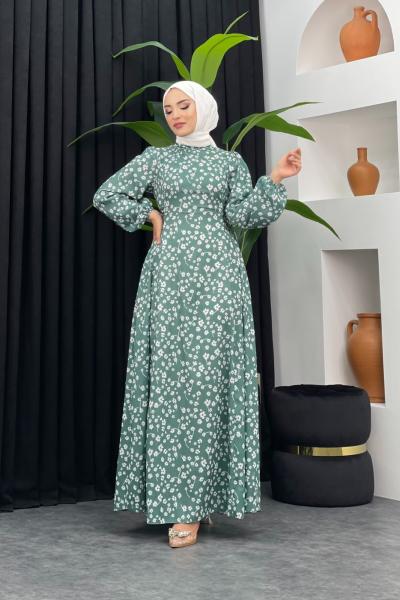 Zahide Elbise Mint Yeşili