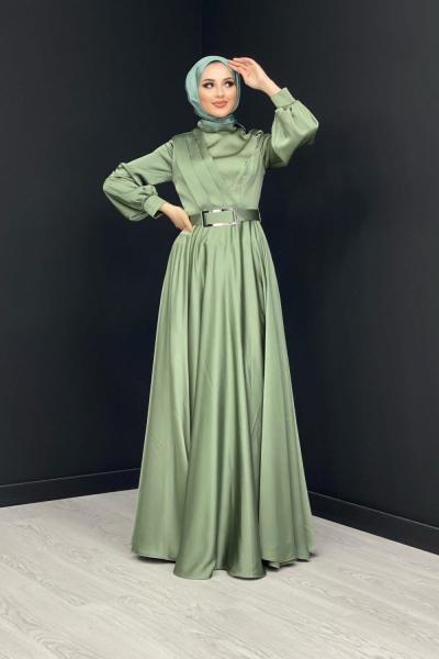 Zehra Abiye Mint Yeşili