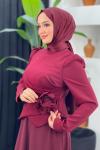 Zümra Abiye Bordo